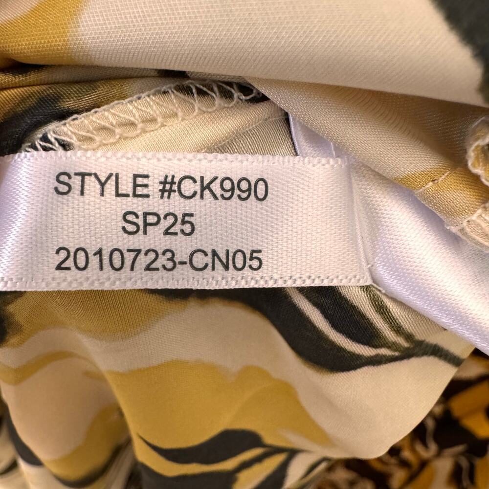 NWT J. Crew Collection Floral Ruched Maxi Dress in Luster Georgette CK990 Sz 16 - Picture 11 of 11